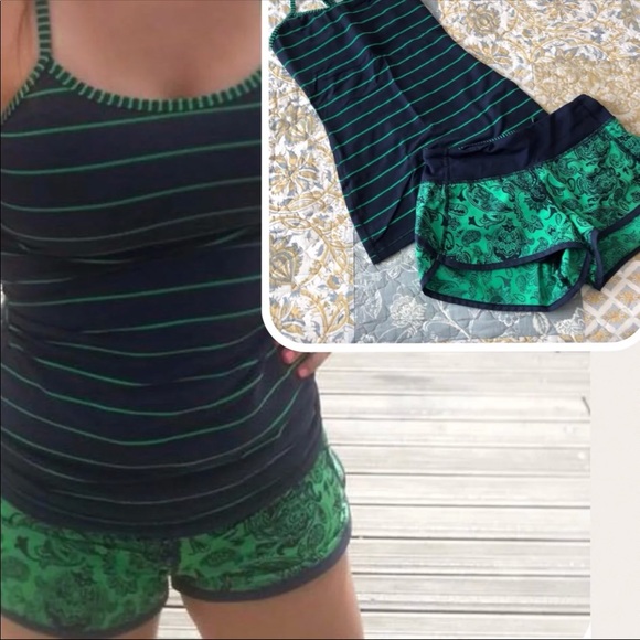 lululemon athletica Pants - Lulu Speed Shorts And matching tank top